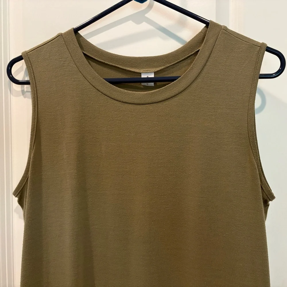Anrabess Sleeveless Maxi Sundress in Olive - Picture 3 of 6